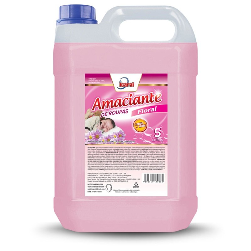 Amaciante de Roupas Floral 5L